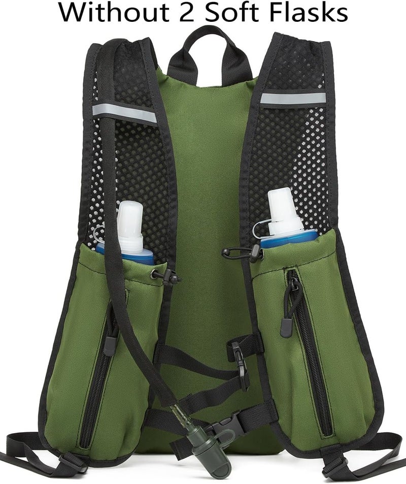 ATBP Insulated Hydration Pack Hiking Water Backpack Running Vest with 3L TPU Bladder Bag for Marathon Cycling Men - Image 2